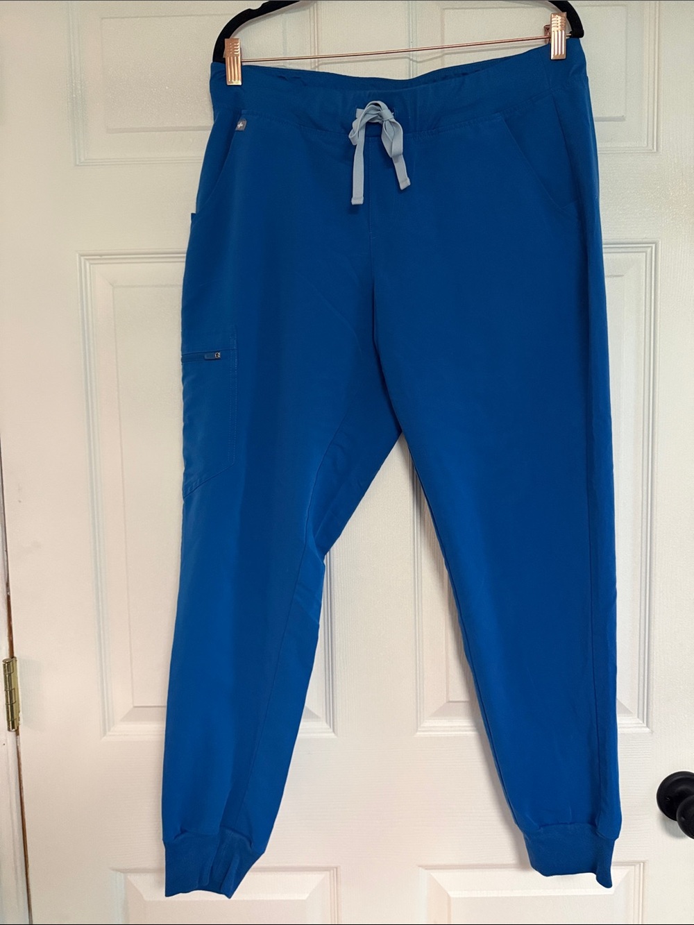 Figs Women's Royal Blue Jogger Pants with Drawstring